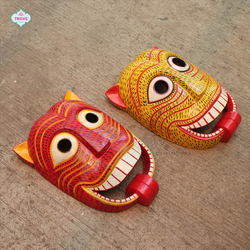 tribal mask wall decor