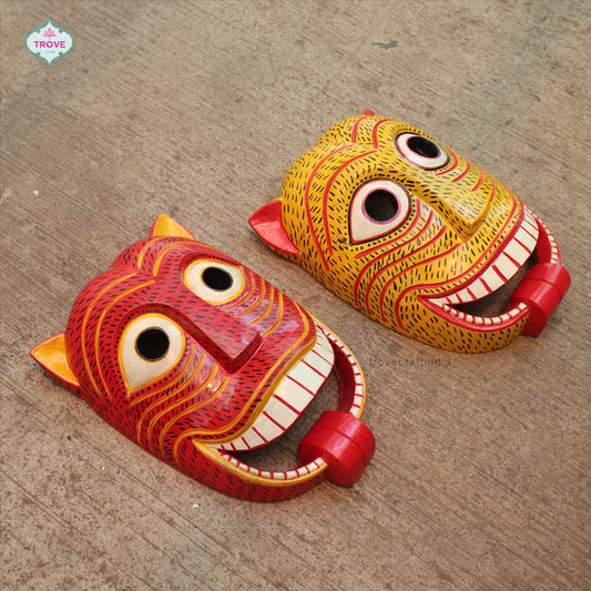tribal mask wall decor
