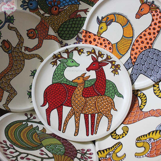 Gond Decor Plate