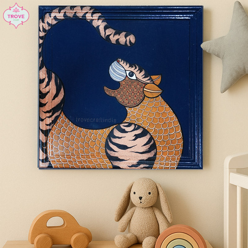 Handpainted Tiger Art