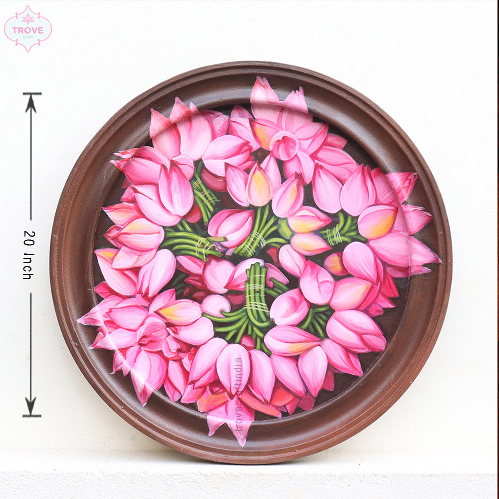 Round Hand-painted Frame