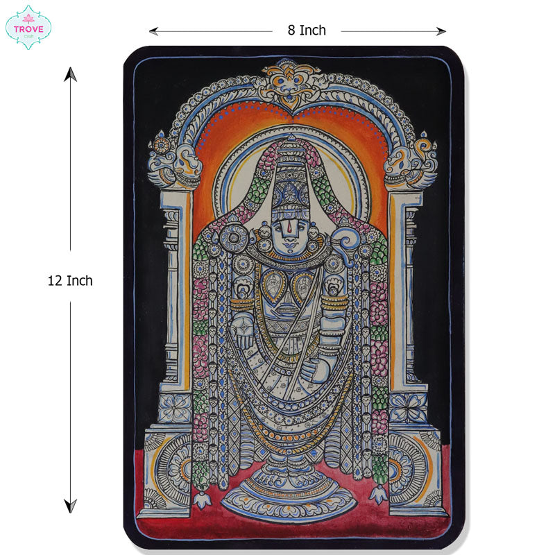 Hand-painted Venkateshwara Kalamkari 