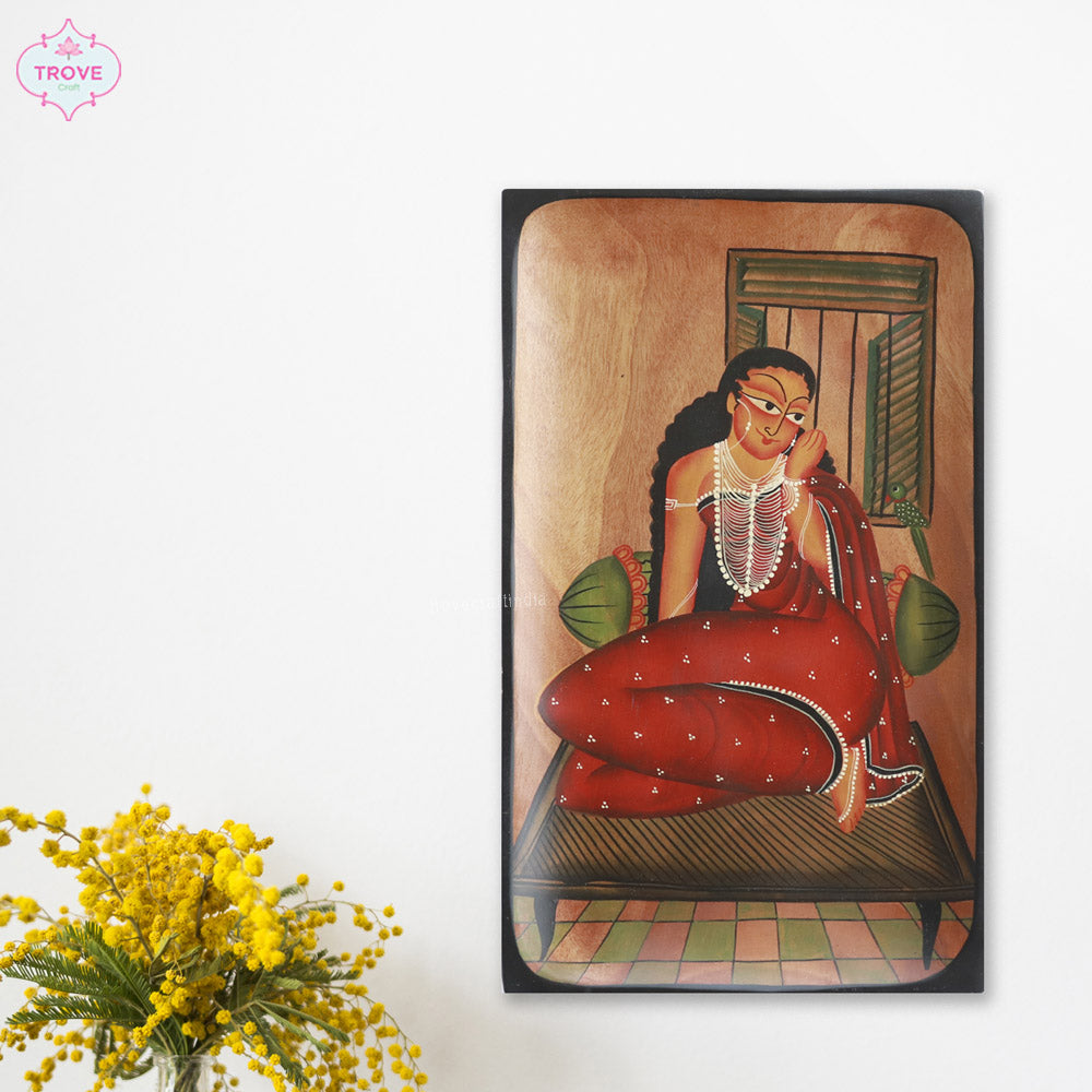 Kalighat Painting women 
