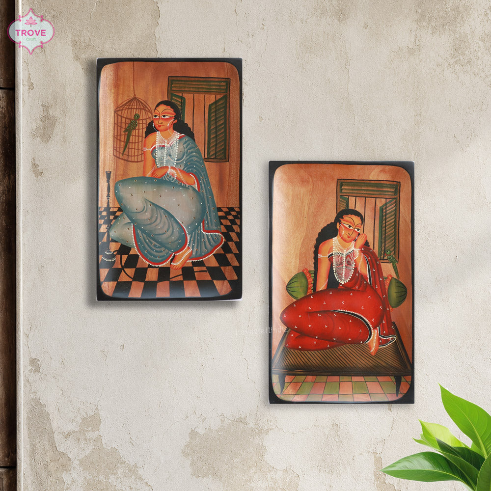 Kalighat Babu Painting