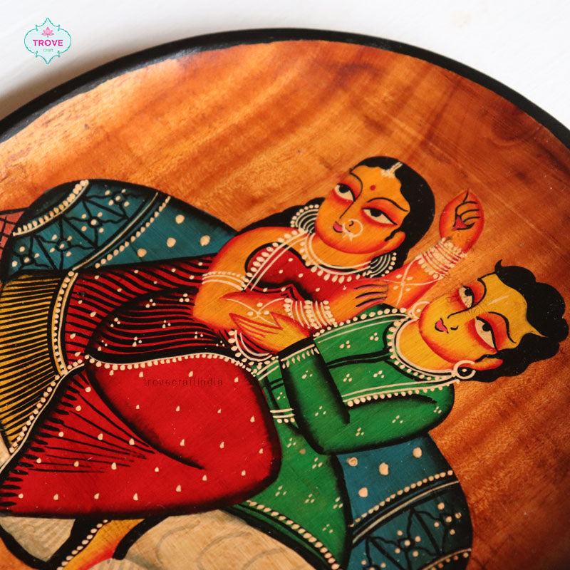 Kalighat Themed Wall Decor Plate