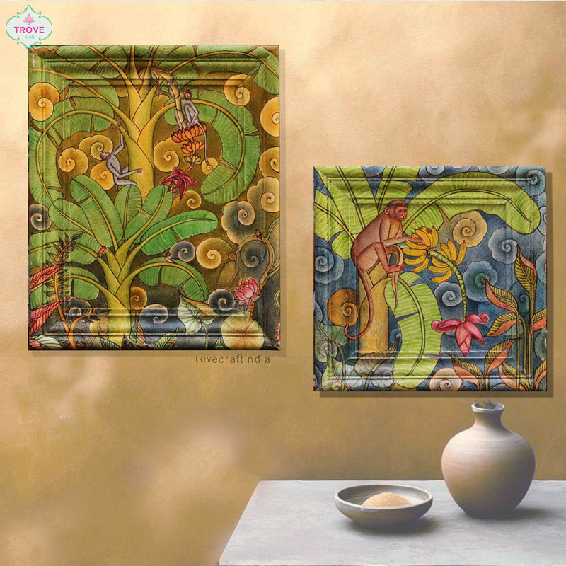 Kerala Mural Jungle theme