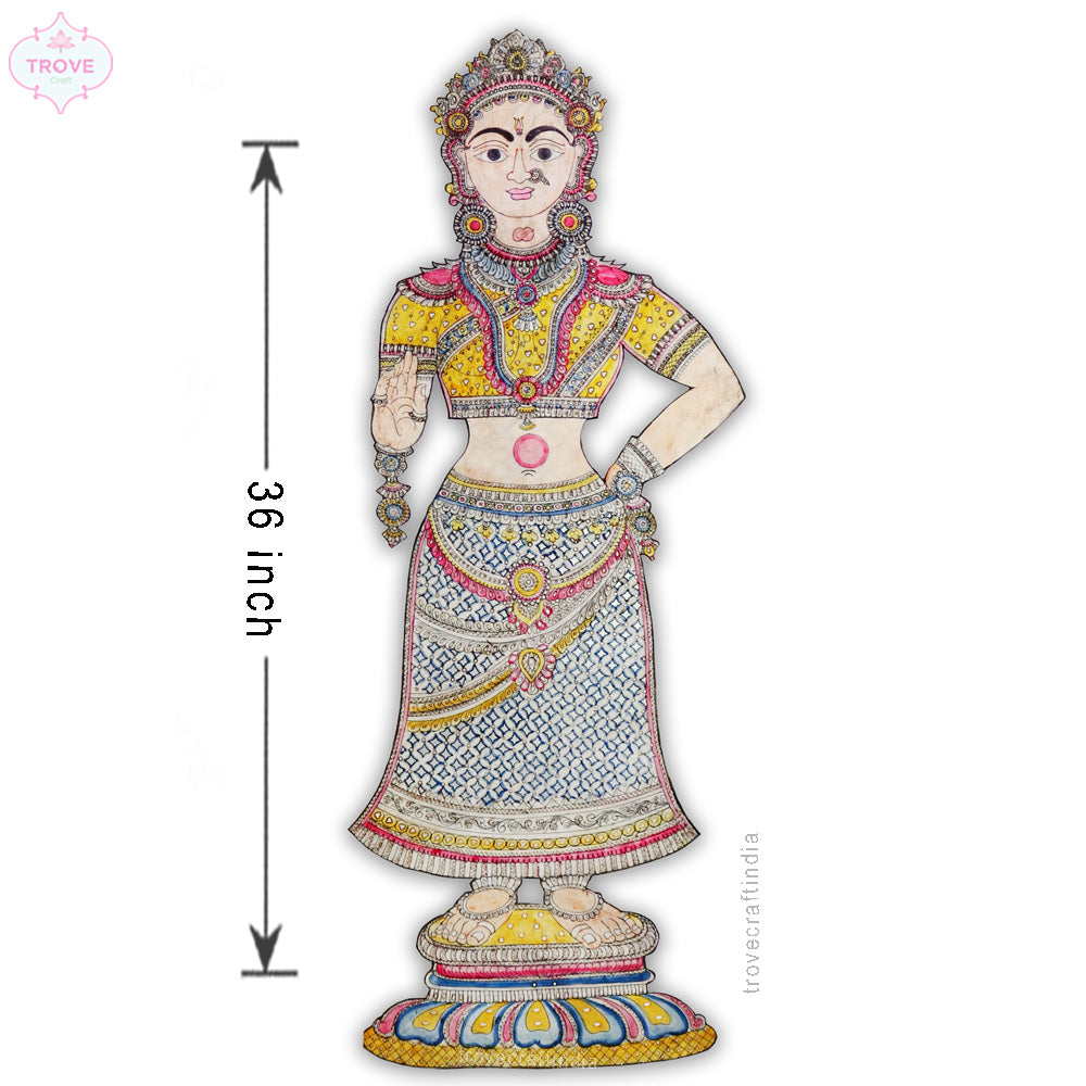 36" Kondapalli Butta Bomma Inspired Tholu puppet