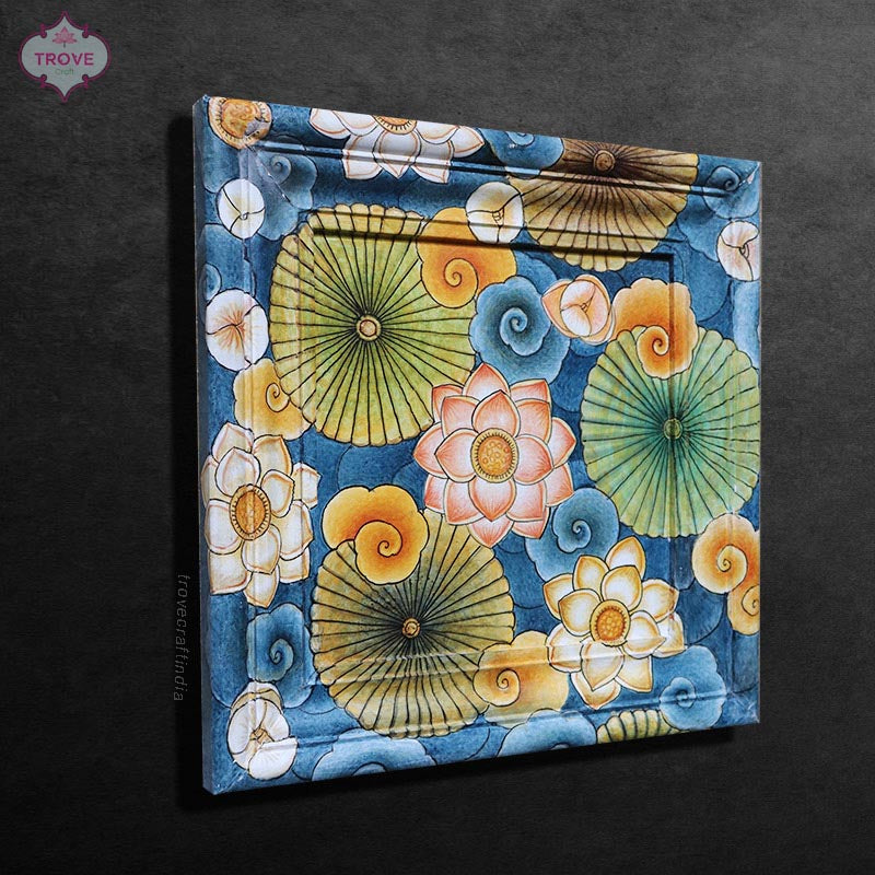 Kerala Mural Lotus Painting