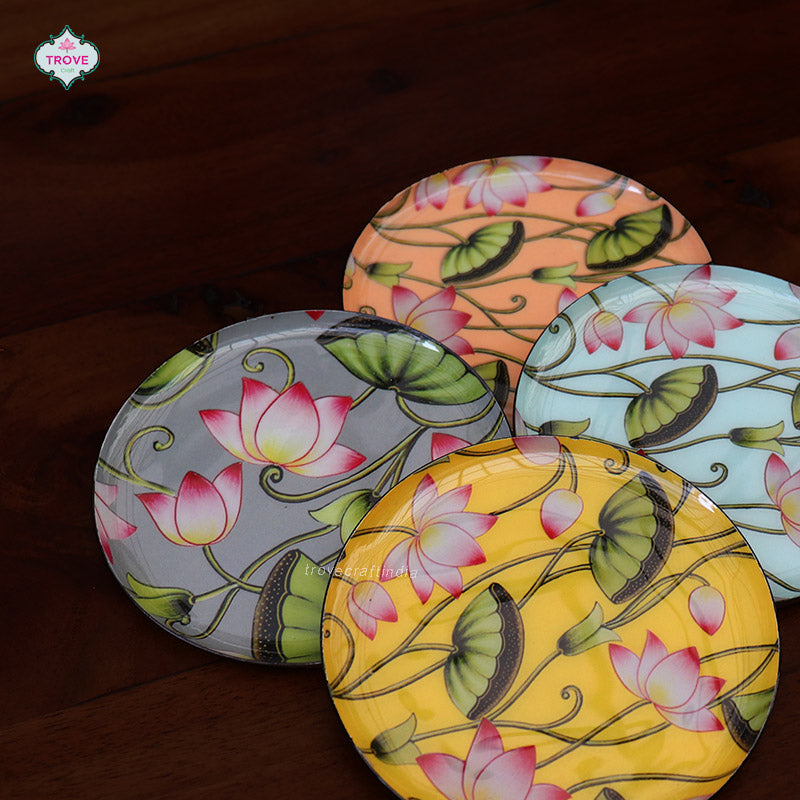 Pichwai Lotus Coasters