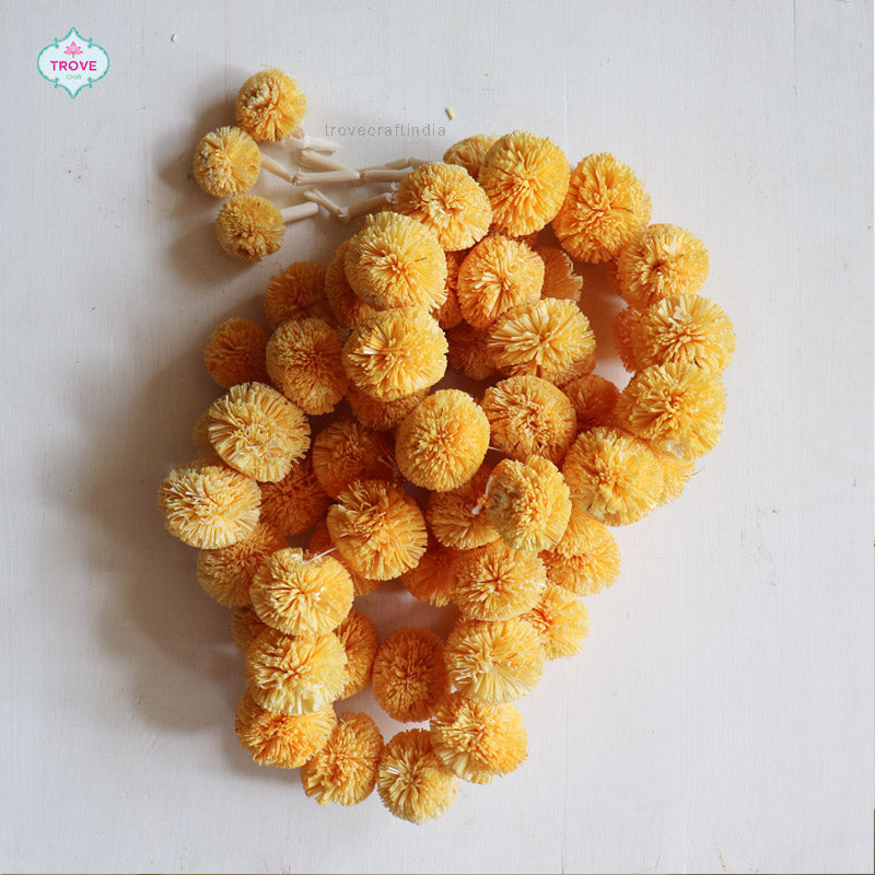 Re-usable Handmade Shola Lotus & Jasmine Floral String / Garland