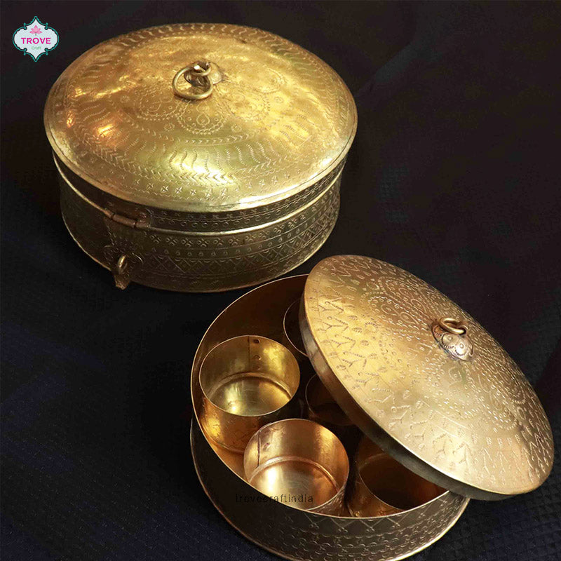 Spice Box Brass