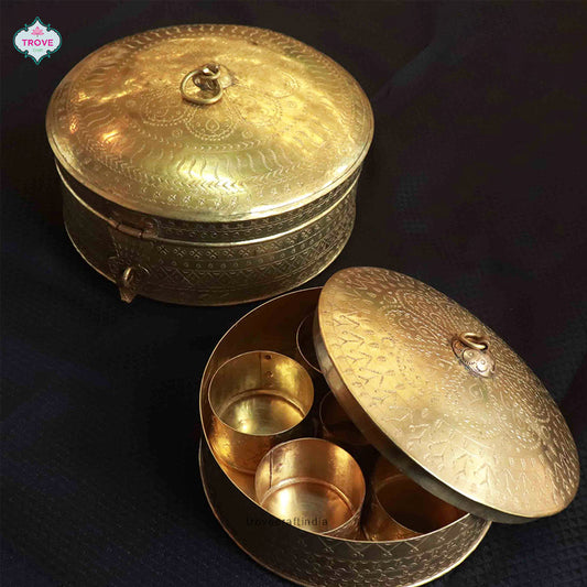 Spice Box Brass