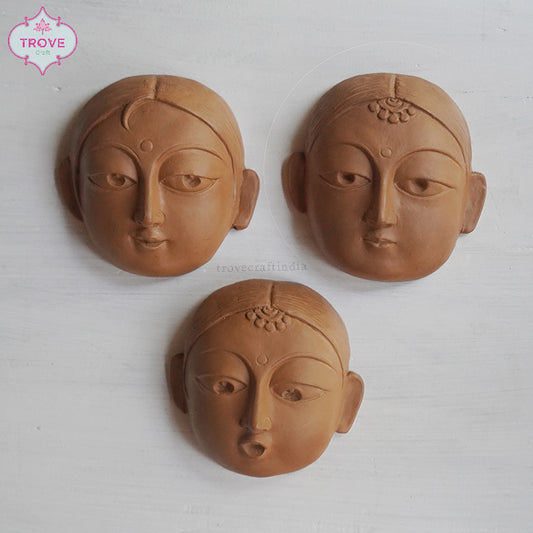 4.5" - The shades of Bengali Mei - Face Mask - Set Of 3
