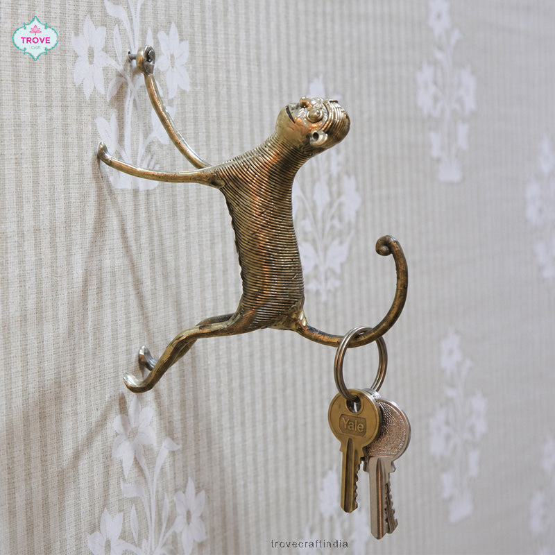 Dhokra metal craft  key hanger