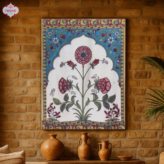 Kalmkari floral painting 