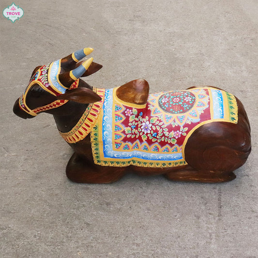 Wooden Nandi decor