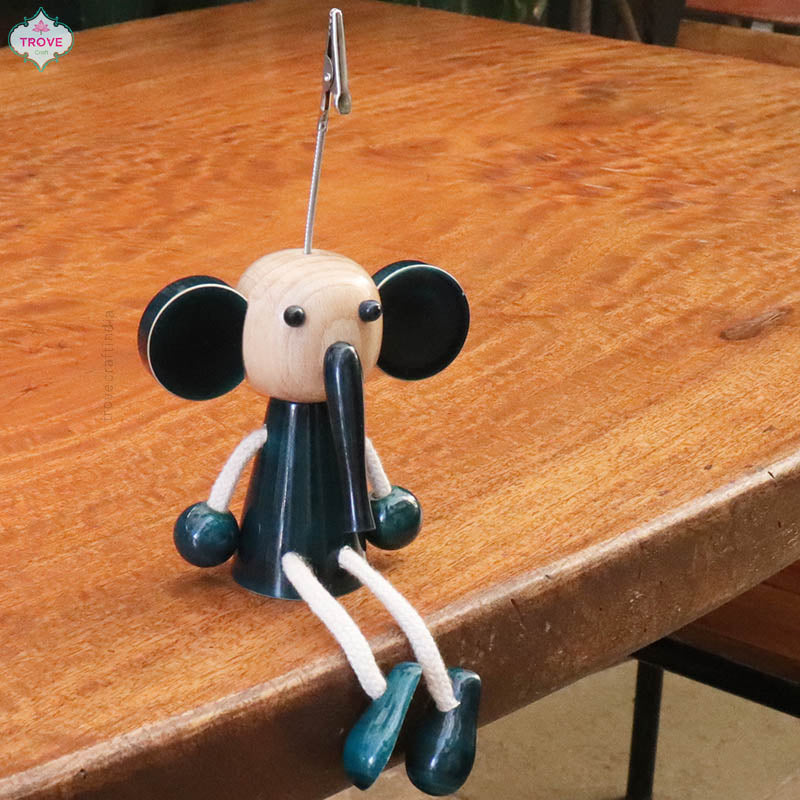 Channapatna Cute Animal Themed - Table Top Note Holders