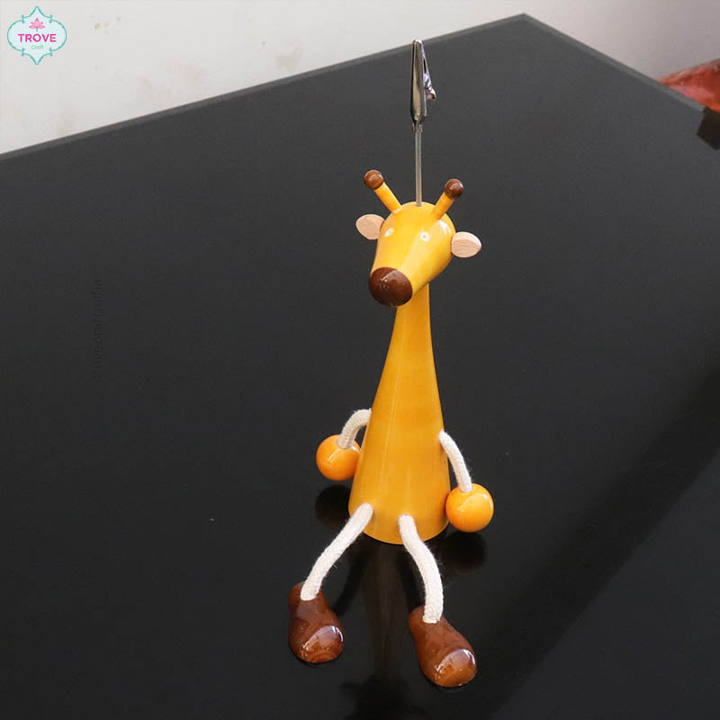 Channapatna Cute Animal Themed - Table Top Note Holders