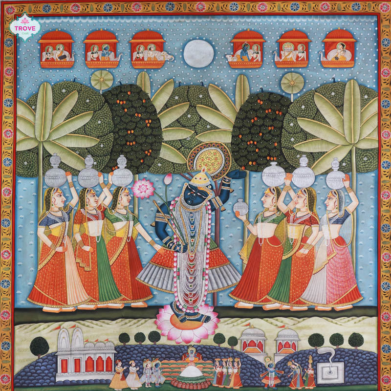 Traditional Krishna Painting