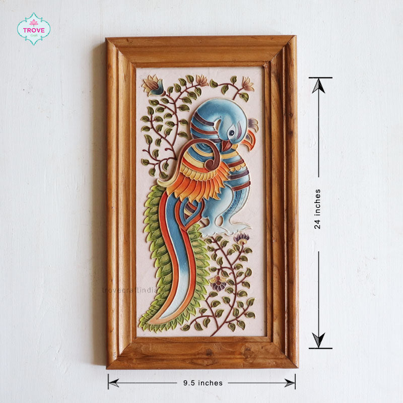 indian peacock art