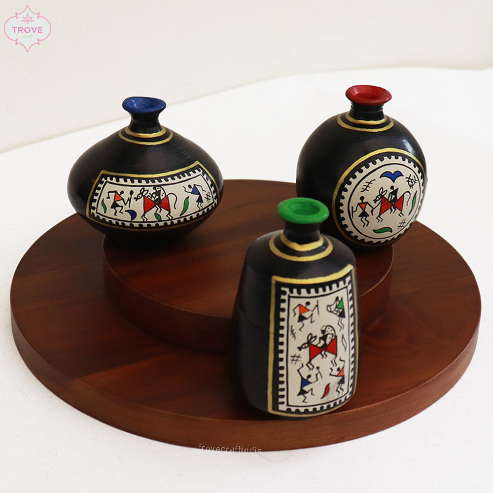 Warli art Pots 