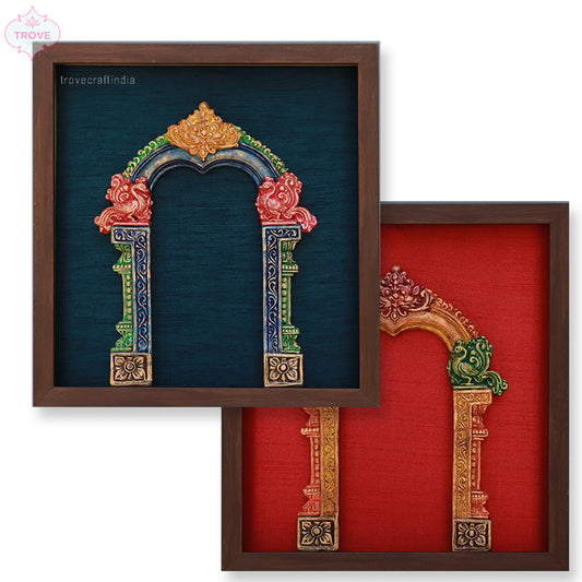 13.5" Framed Prabhavali - Wall Decor Art