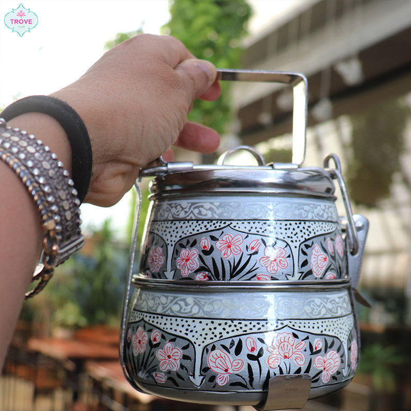 Small two container tiffin