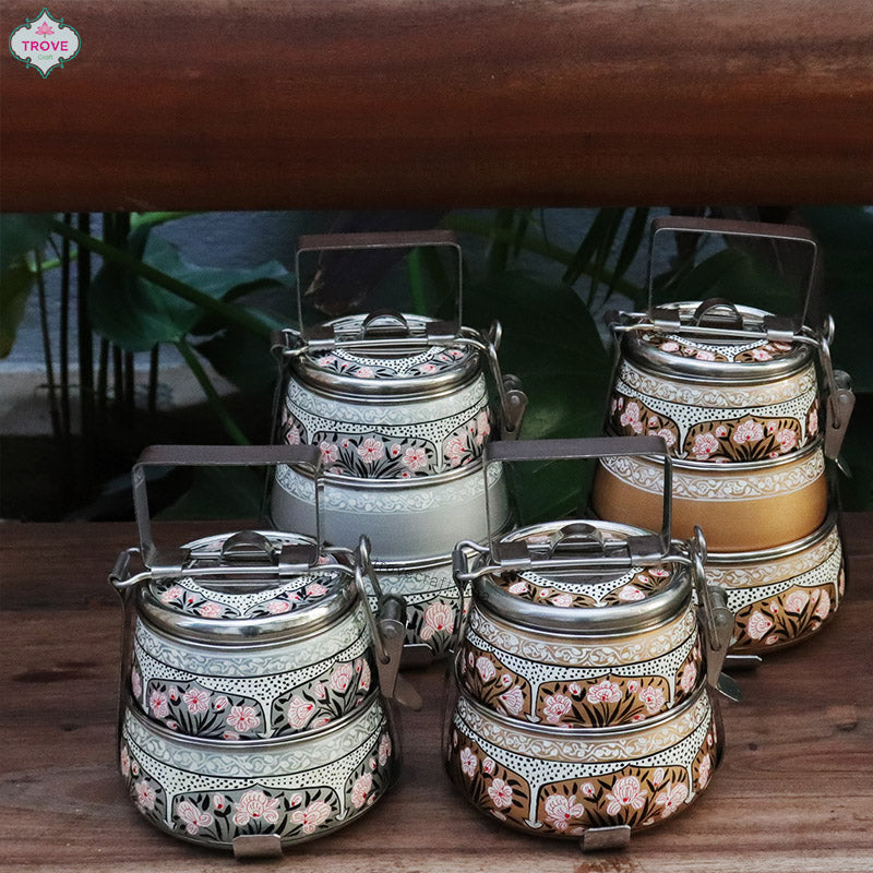 Enamel Tiffin Hand- Painted
