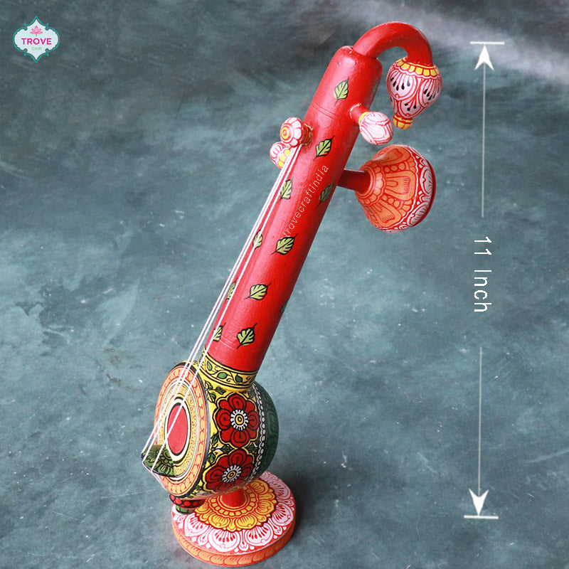 Hand-painted Veena