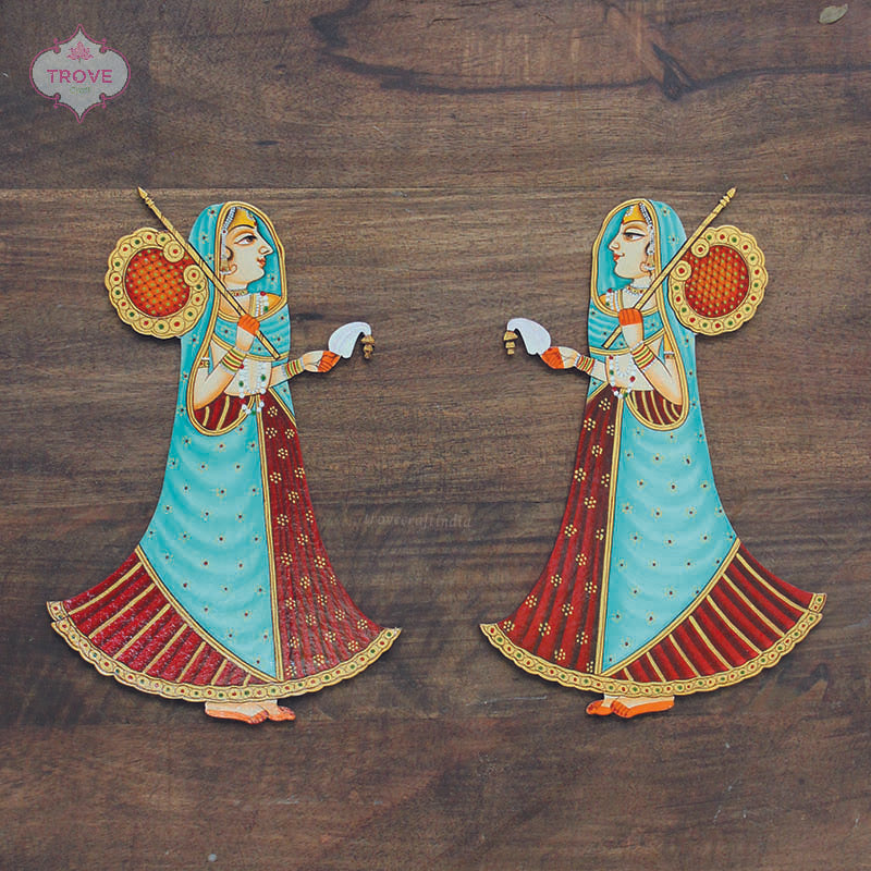 Set of 2 Gopika MDF cutouts