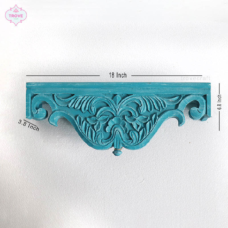 Hand-carved Victorian Wall shelf