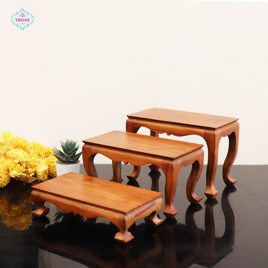 small wooden stool