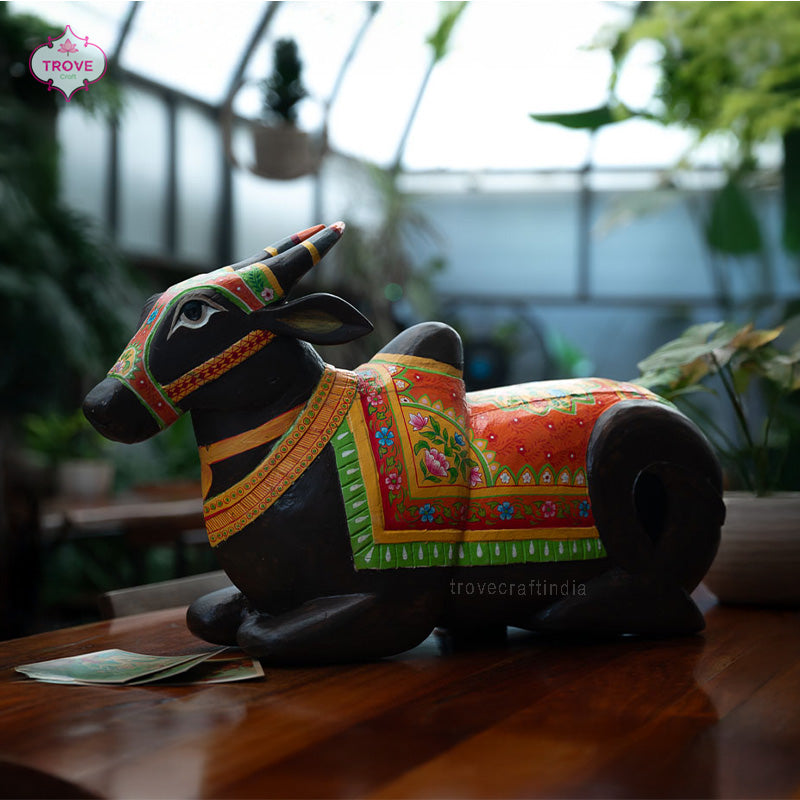 24" Large Hand-painted Nandi Decor