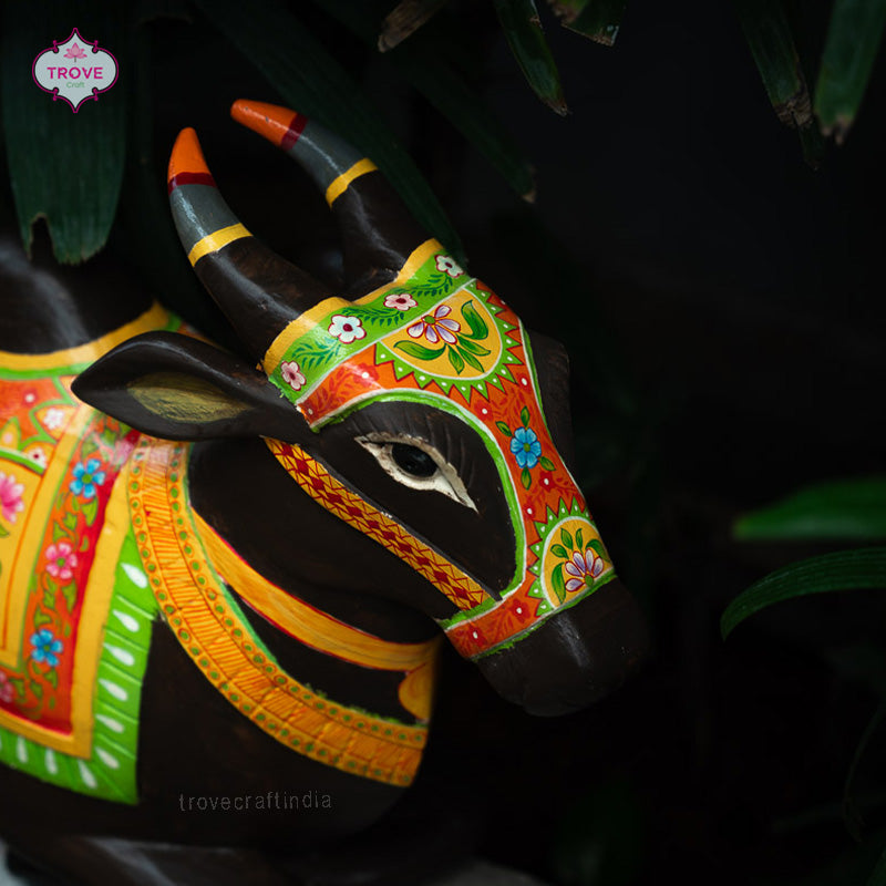 24" Large Hand-painted Nandi Decor