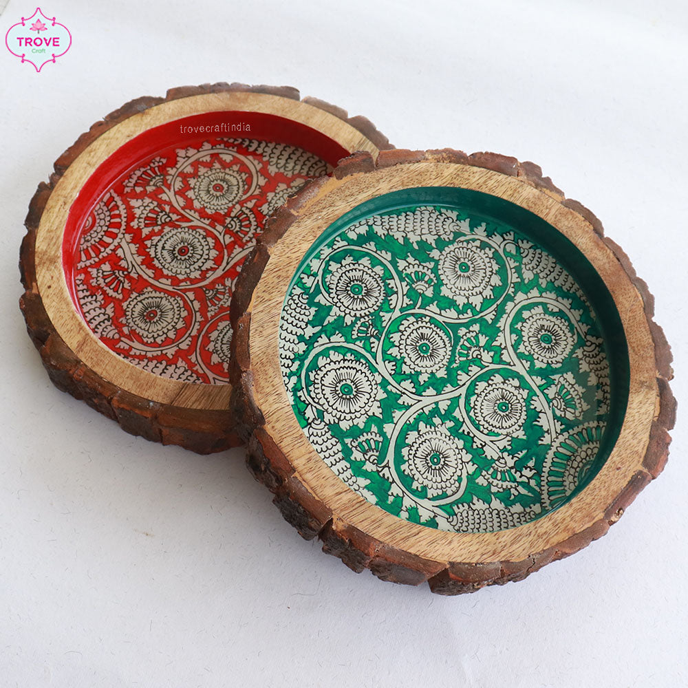 round serving trays