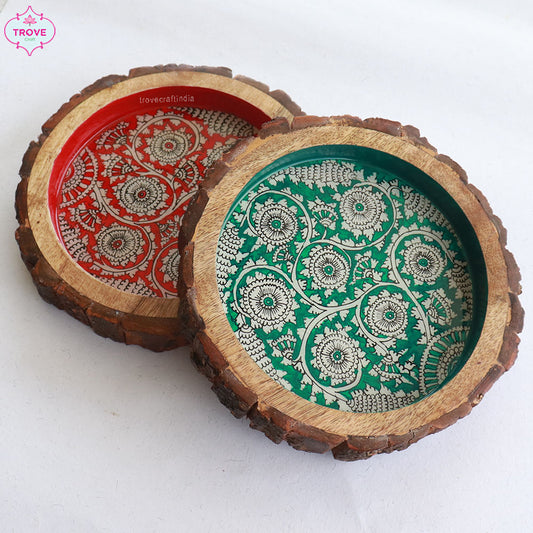 round serving trays