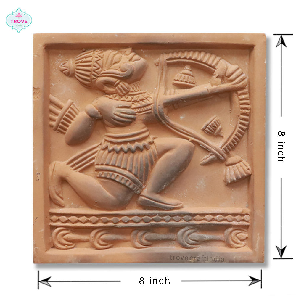 8" Bishnupur Temple Terracotta Tiles