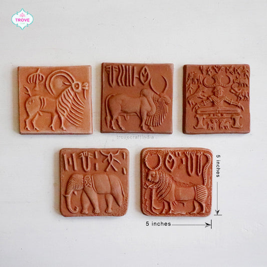 5" Harappa & Mohenjo-daro Terracotta Seals