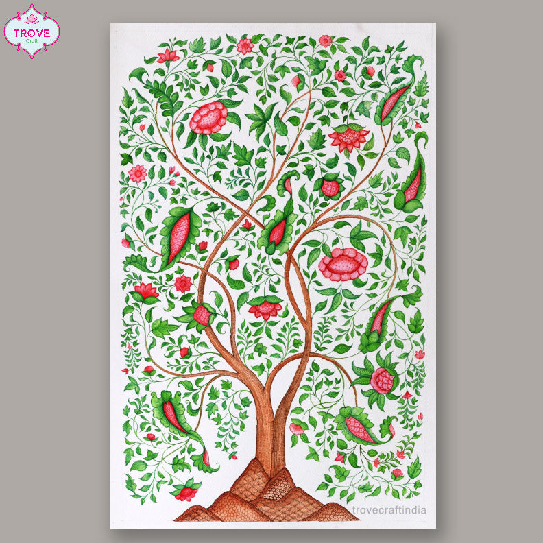 Kalamkari Tree Of Life Painting