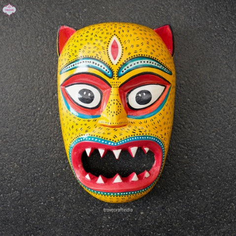 handpainted wall mask