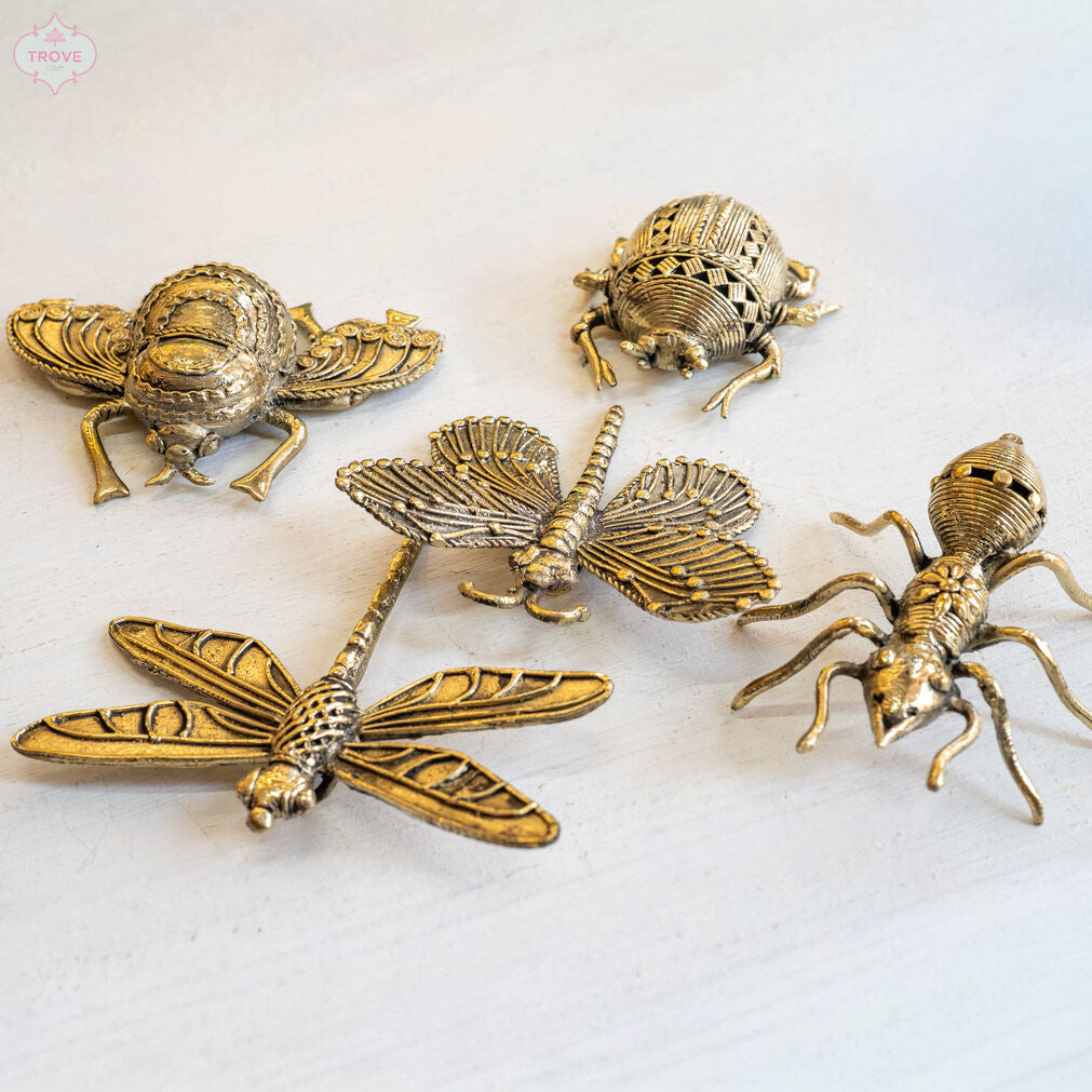 Tiny Creatures Dhokra Metal Decor Sets