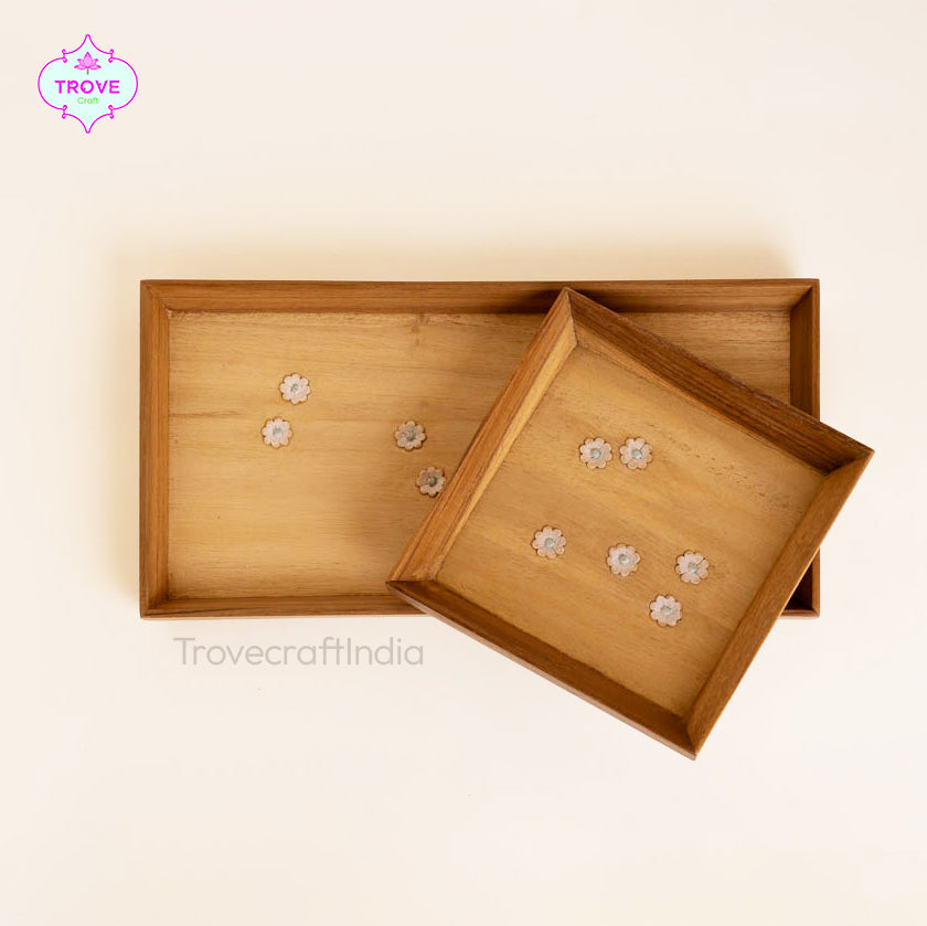 Wooden Carved Tray 