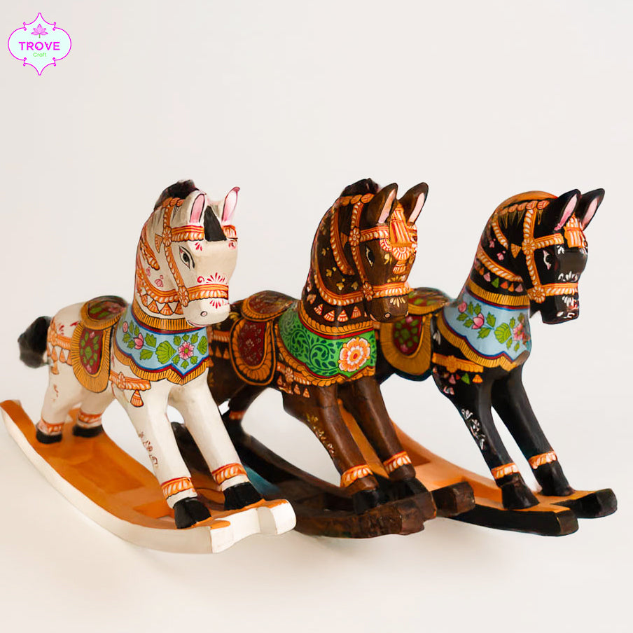 Wooden Rocking Horses Decor