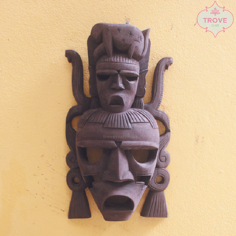 Carved wooden Gomira Mask 