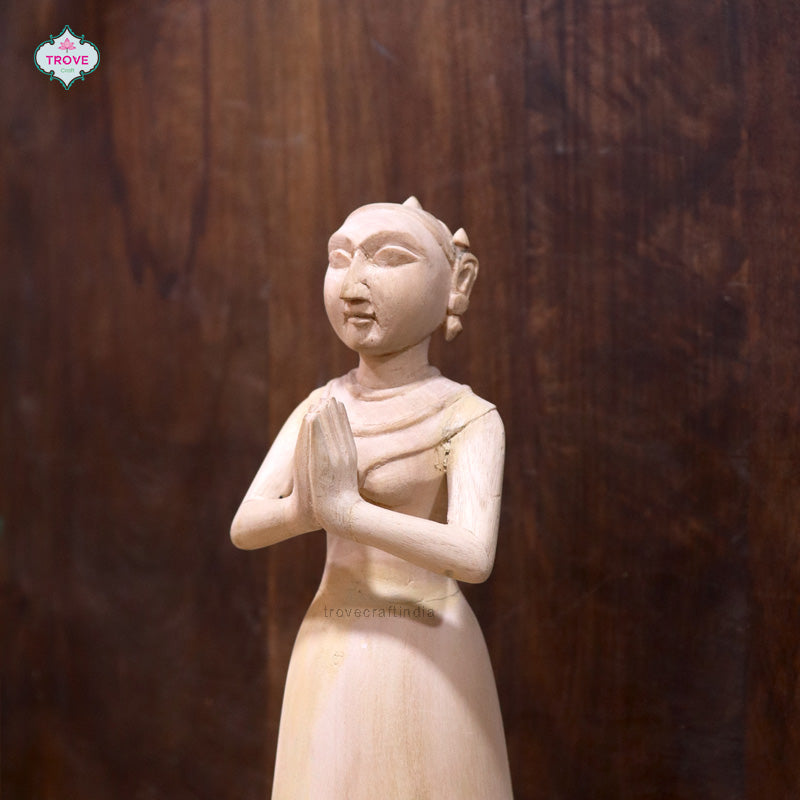 Wooden finish doll