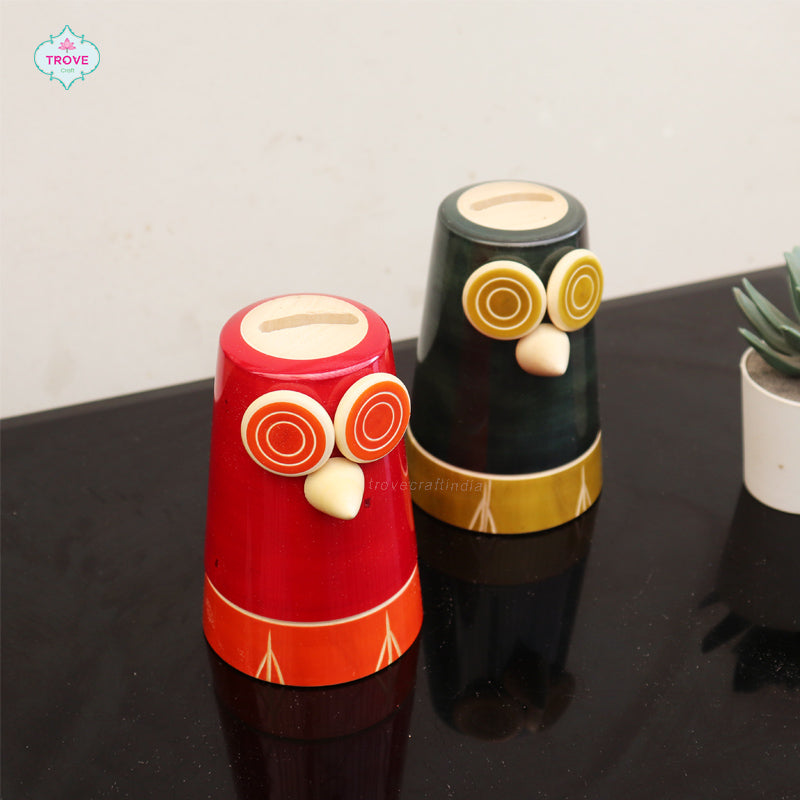 Channapatna Cute Animal Themed - Piggy Bank