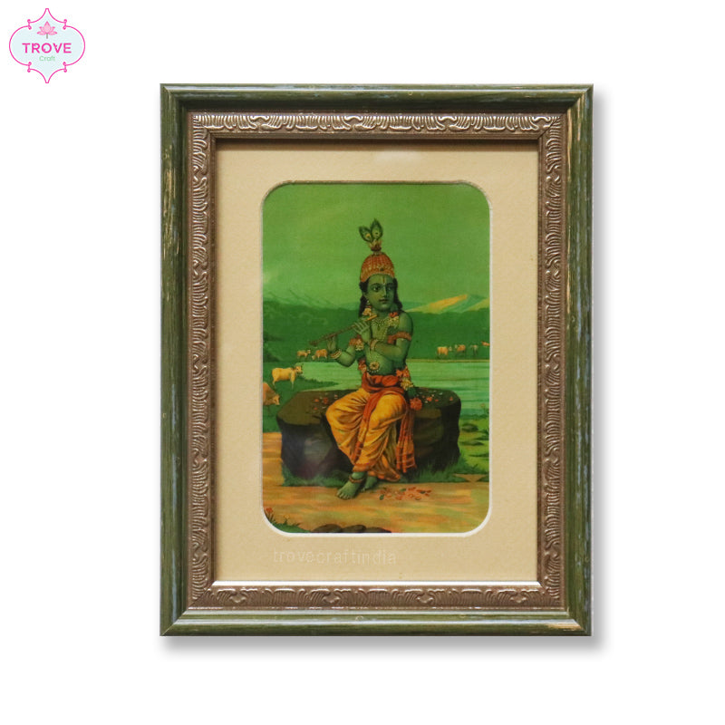 7 x 5.5 Inch Small Framed Art - Classic Vintage Prints