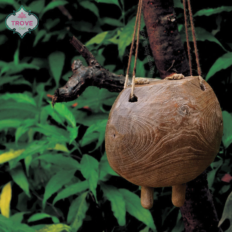 hand-made wooden bell