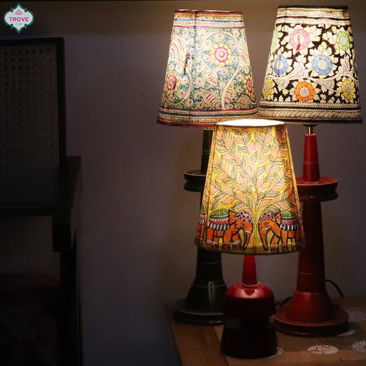 The two craft table top lampshade - Tholubomma & Channapatna