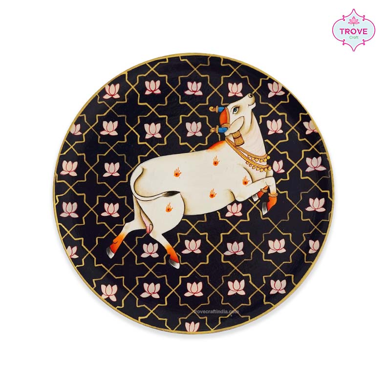 hand-painted jaali cow